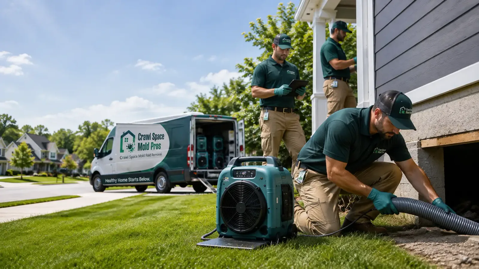 Crawl Space Mold Removal in Greenock, PA